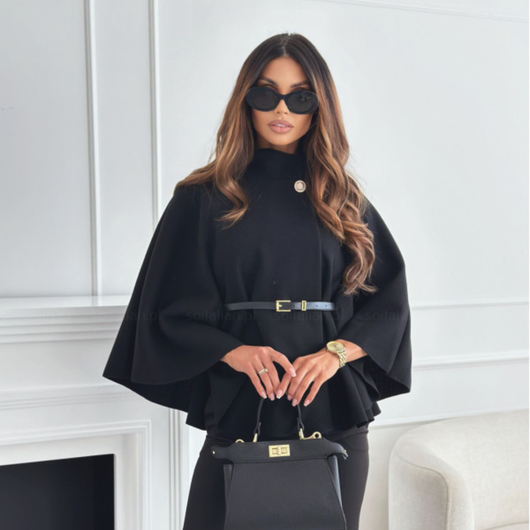 Milano Cape - Elegante Poncho-Jacke