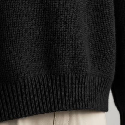 Cozy Duo - Zweiteiliges Strick-Ensemble mit Oversized Pullover & Mini-Rock