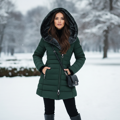 Cozy Parka - Gesteppter Parka mit Plüschfutter & Kapuze