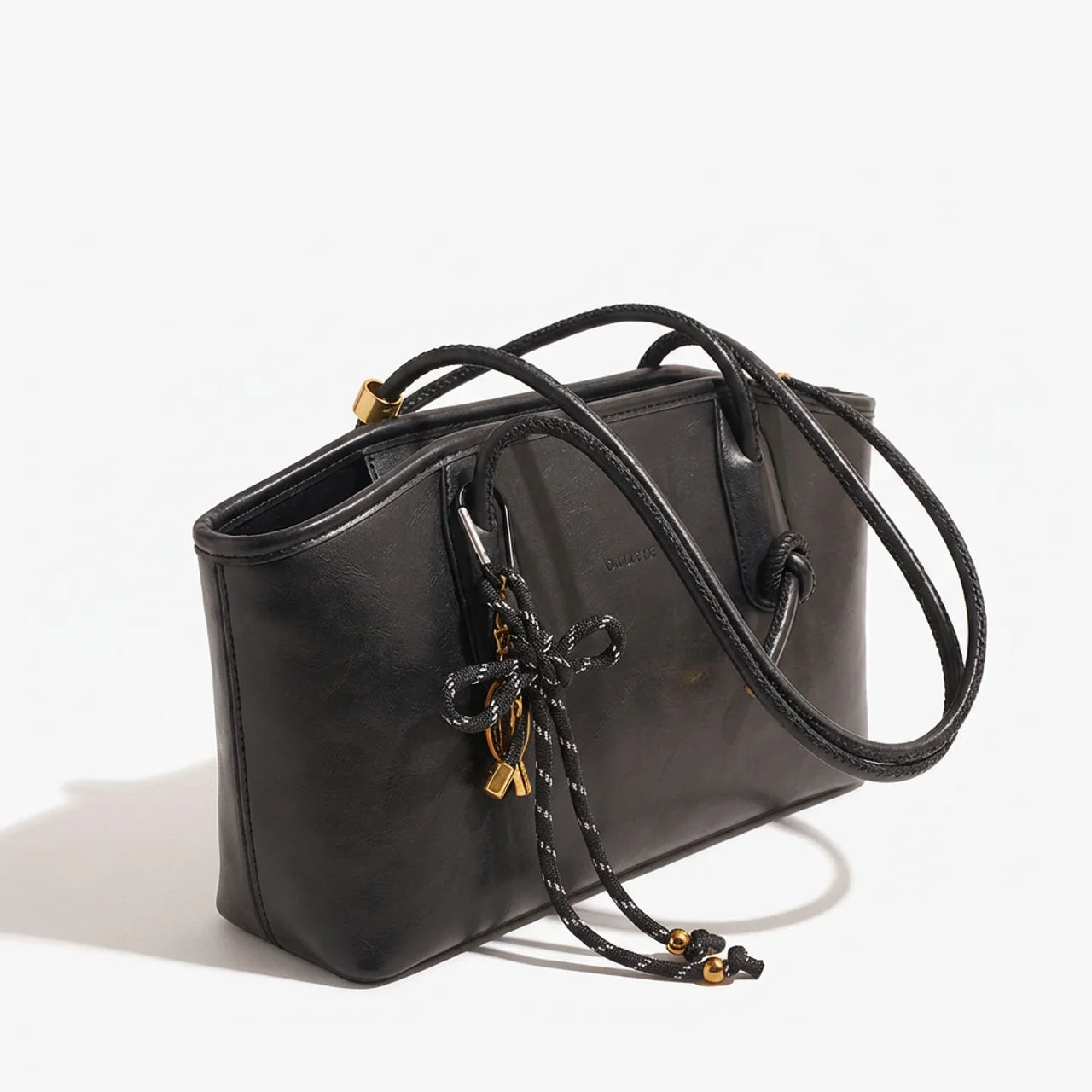 Schultertasche mit Knotendetail
